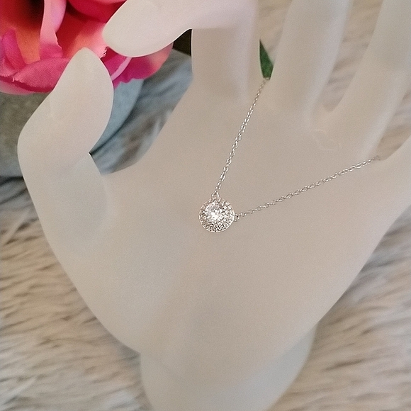 2/$30💕 BNWT Charmed Aroma Adjustable Sterling Silver Necklace - Picture 1 of 5